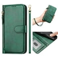 thumbnail image 3 of For Samsung Galaxy Case,Solid Color Zipper Flip Wallet PU Leather with Stand and 7 Card Slot Phone Case For Samsung Galaxy S25 S24 S23 S22 S21 S20 A12 A13 A14 A15 A16 A06 A36 A26 A56 A54 A32 A34 A33, 3 of 30