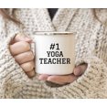 thumbnail image 3 of Koyal Wholesale Campfire Coffee Mug Thank You Gift, #1 Yoga Teacher, Set of 1, 3 of 4