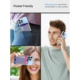 thumbnail image 6 of Miroddi Magsafe Phone Waller, Magnetic Card Holder Compatible for iphone 16/15/14/13/12, Slim Leather, RFID Blocking, Fit 7 Cards, Purple, 6 of 8