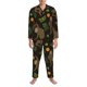 thumbnail image 3 of Fotbe Sloth Doing Yoga Pijama de Hombre con Estampado de Manga Larga, Conjunto de 2 Piezas, Ropa de Dormir Suave y Cómoda con Bolsillos-X-Large, 3 of 7