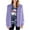 Purple, variant on Black and Friday 2025 Lindreshi Womens Shackets Coat in Clothing Women's Imitation Warm Long Round Neck Fashionable Jacket