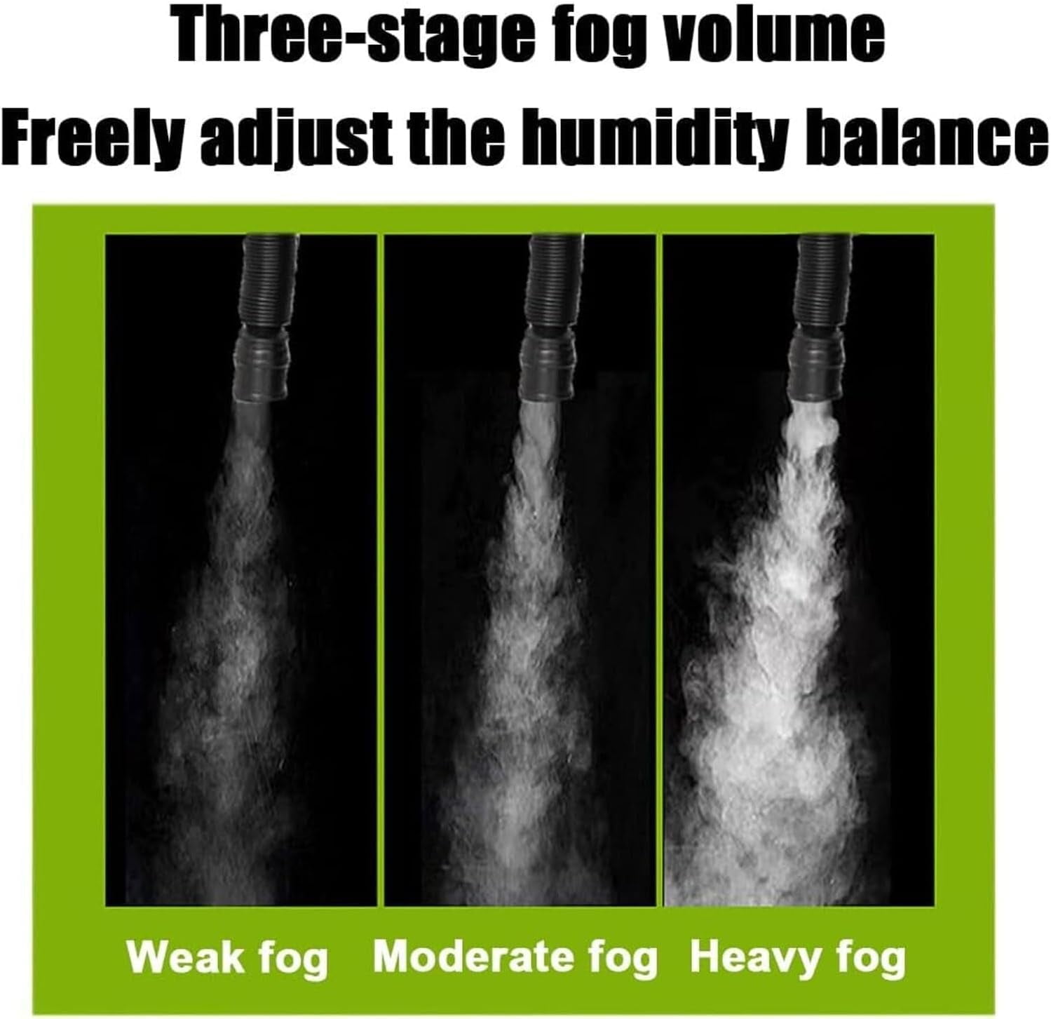 Reptile Humidifiers, 3L Diameter Double spray Reptile Fogger, Terrarium Humidifier, Plant humidifier, Terrariums Misting System for Paludarium, Vivarium, Reptiles, Amphibians