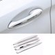 thumbnail image 4 of Car Styling Exterior Door Handle Strips Decoration Sticker Trim for BMW 5 Series G30 G38 2018-2021 Silver, 4 of 5