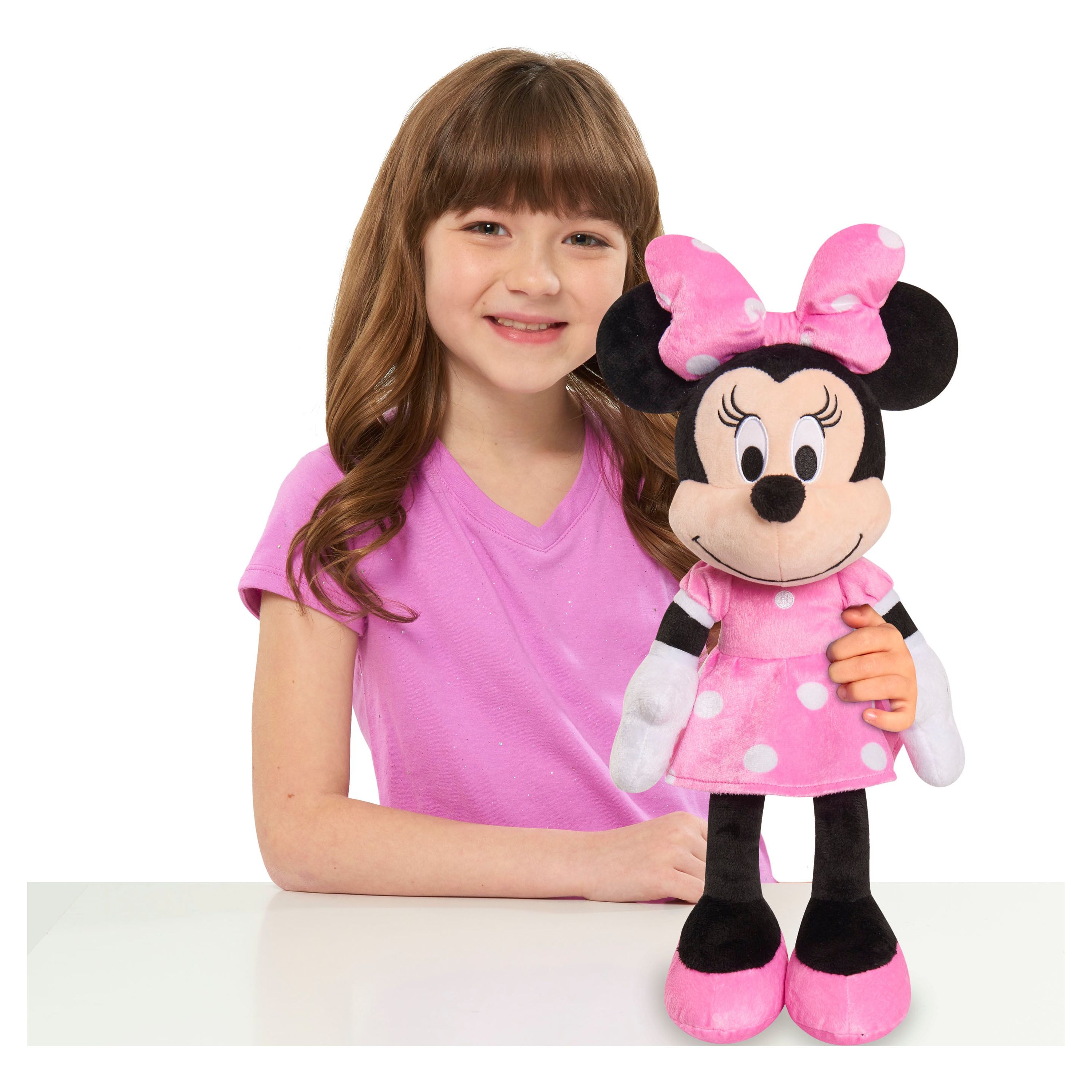 Disney Minnie Mouse 19-inch Plush Stuffed Animal, Kids Toys for Ages 2 up