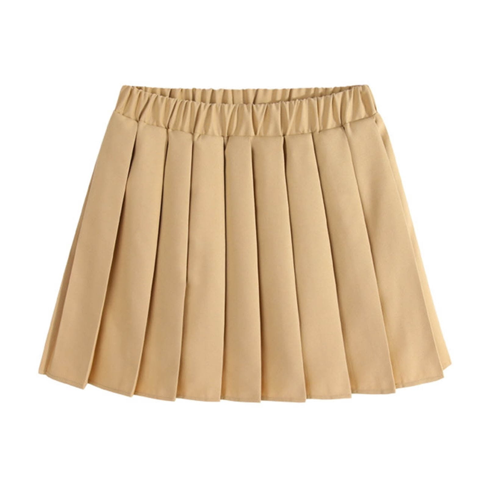 TOWED22 Girl High Waisted Pleated Tennis Skirt A-Line Mini Skirt