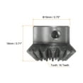 thumbnail image 2 of Uxcell Bevel Gears 1.5M 16 Teeth 6mm Shaft Hole Tapered Bevel Pinion Gear 2 Pack, 2 of 6