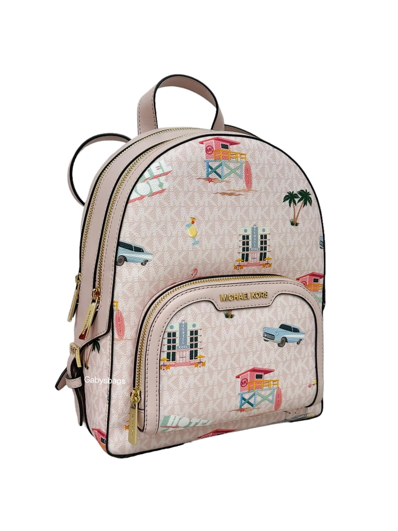 Michael Kors Medium Jaycee Backpack, Zip Pocket, Light 