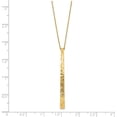 thumbnail image 5 of 14K Yellow Gold Jbsp's Polished D/C Necklace (18 X 3.4) Made In Italy lf1351-18, 5 of 6