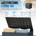 thumbnail image 6 of SUNCROWN 35 Gallon Outdoor Patio Resin Storage Deck Box with Handles, Black, 6 of 12