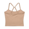 thumbnail image 4 of Soft Jogger Tank Tennis Top for Everyday Wear and Men/Women Sleeveless Tee for Gym Yoga Running Outdoor Training Khaki L, 4 of 5