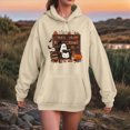 thumbnail image 5 of Towmus Halloween Hoodies for Women Novel Cartoon Sweatshirt Casual Long Sleeve Pullover Tops with Pockets, 5 of 6