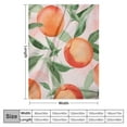 thumbnail image 4 of COMIO Pink Peach Cute Watercolor Blanket, Soft Blankets Flannel Bed Throw Cozy Lightweight Plush Gifts for Women Girls Kids Sofa Couch Bedroom Living Rooms Warm All Season, Home Decor, 4 of 6