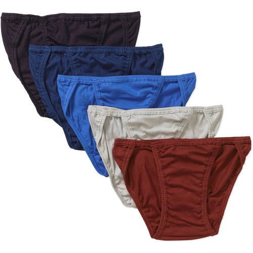 Assorted Cotton String Bikini, 5 Pack Assorted color may vary