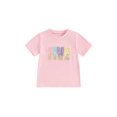 thumbnail image 2 of Aojekbee Girl's Birthday Tops Casual Round Neck Short Sleeve Letter Embroidery T-Shirt Toddler Little Girl Summer Clothes, 2 of 10