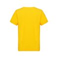 thumbnail image 2 of Miaeowve Kids Boys Solid Color Short Sleeve T-shirt Summer Active Casual Tops Round Neck Tee Outdoor Yellow 110, 2 of 7