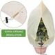 thumbnail image 1 of Funda protectora contra heladas de lana para plantas de invierno, 2 uds. (cremallera H240cm * W200cm + cordón), 1 of 5