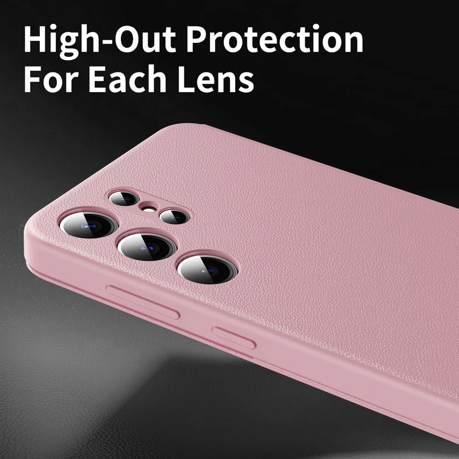 Compatible with Samsung Galaxy S25 Ultra Flip Phone Case,With Smart window,PU Leather + PC + TPU Material,With Card Slot,Shockproof Anti-fall Rugged Case Cover For Samsung Galaxy S25 Ultra,Pink