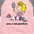 thumbnail image 3 of Peanuts - Yes I Am Perfect Sally - Toddler & Youth Girls Raglan Graphic T-Shirt, 3 of 6