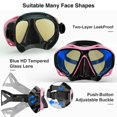 thumbnail image 4 of Equipo de Snorkel MELUMILU Seco para Adultos (Rosa), 4 of 7