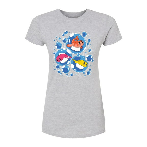 Pokémon - Tatsugiri Bubbles - Juniors Fitted Graphic T-Shirt