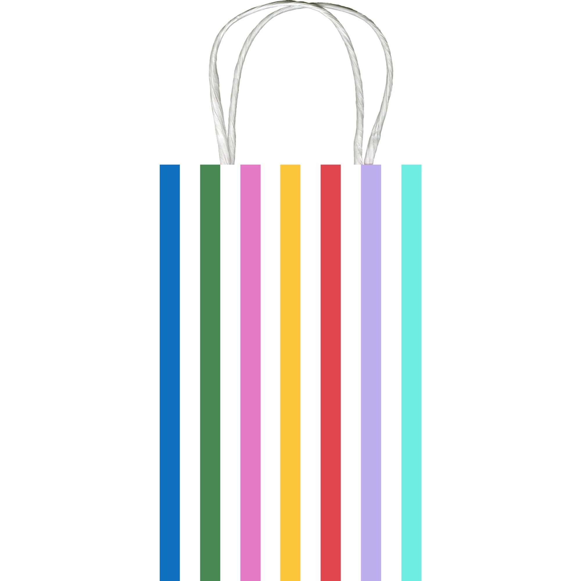 Hallmark Small Gift Bag (Colorful Vertical Stripes)