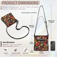 thumbnail image 7 of ZUXONGSY Abstract Floral Print Shoulder Bag for Women Waterproof Crossbody Purse PU Leather Satchel with Adjustable Wide Strap for Daily Use Shopping, 7 of 7