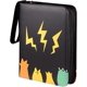 thumbnail image 1 of 4-pocket Trading Card Binder, Fits 400 Cards With 50 Removable Sleeves, Card Collector Album Holder, Toys Gifts For Kids (black), 1 of 5