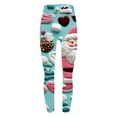 thumbnail image 4 of Aloohaidyvio Christmas Leggings for Women No Boundaries Womens High Waist Yoga Leggings Print Yoga Pants for Workout Sports Athletic, 4 of 5