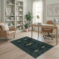 thumbnail image 2 of ODIKA Bass Lake Vintage Lure Cabin Motif Tackle Border Fish Fishing Refined Structured for Playroom, Bedroom, Reading Nook, Pet Friendly & Kids Safe Play, 2 of 7