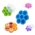 thumbnail image 4 of Boîte de Rangement Multifonctionnelle en Silicone à 7 Trous Mord les Moules Contenant de Rangement Réutilisable pour Enfants, 4 of 7