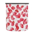 thumbnail image 2 of Red Rose Flower Petals Airtight Coffee Bean Canister 17oz Food Storage Containers with Lids For Gournd, Tea, Sugar, Flour, Rice, Cereal, Candy Cookie Jar, 2 of 8