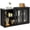 Black, variant on Sideboard Buffet Storage Cabinet, Storage Sideboard w/ 2 Sliding Glass Doors, Adjustable Shelf, Stackable Buffet Server for Kitchen, Living Room, Entryway, Black