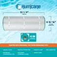 thumbnail image 3 of Hurricane 4 Pack HF8414-01 Advanced Pool and Spa Filter Cartridge Replacement, 3 of 8