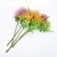 thumbnail image 3 of Ramo de flores artificiales Toystoory 5 piezas decoración ciruela púrpura, 3 of 6