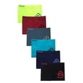 thumbnail image 2 of Junior Boy Seamless Boxer Briefs, Boyshorts Panty, Football-Solid Multi Colors, One Size, 6-Pack, 2 of 8