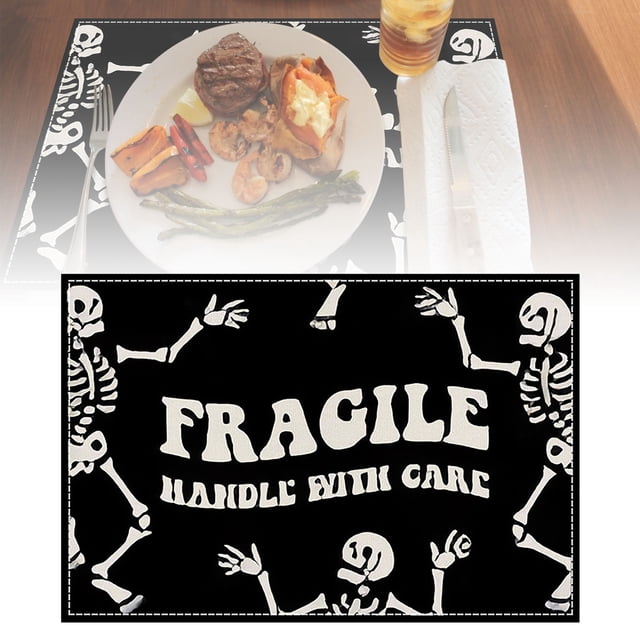 Mantel Individual De Halloween Decoración Para Fiesta De Carnaval De Halloween Mantel Individual De 30 X 45 Cm Adecuado Para Usar En Cocinas De Fiesta Y Decoraciones De Comedor