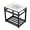 White / Matte Black, variant on Kingston Brass VWP3122W8A2 31-Inch Ceramic Console Sink (8-Inch, 3-Hole), White/Polished Brass