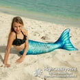thumbnail image 5 of Fin Fun Limited Edition Mermaid Tail for Women, Teen and Adults with Monofin, Adult X-Large, Aquamarine, 5 of 5