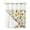 Yellow, variant on No Hook Cloth Fabric Shower Curtain with Snap in Liner, Summer Daisy Waterproof Shower Curtains Set with See Through Top Window, Bumblebee Floral Cottagecore Bee Bath Curtains Shower 36"x78"