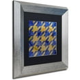 thumbnail image 2 of Trademark Fine Art "Houndstooth III" Canvas Art by Color Bakery Black Matte, Silver Frame, 2 of 4