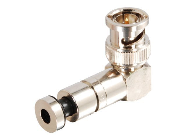 50X Coaxial Cable Male Compression Fitting BNC Connector Adapter for CCTV Camera 