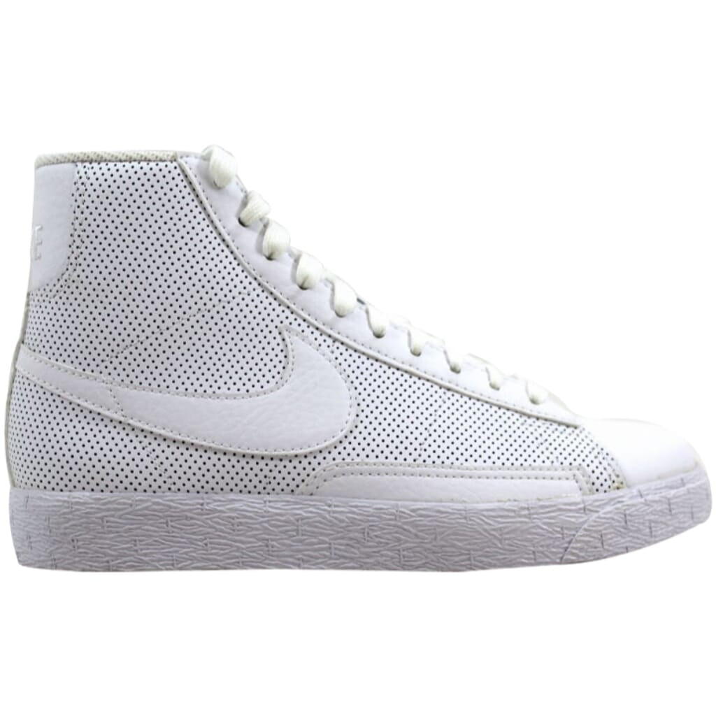 Nike Blazer Mid White/White-White 318705-112 Grade-School Size 4Y ...