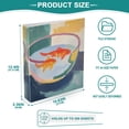 thumbnail image 3 of FORMRS 3 Ring Binder 1.5 inch with Pockets Set of 2 Clip Board 200 Sheets Capacity, Goldfish Bowl, 3 of 8