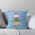 thumbnail image 5 of Ryan; Cute Snowman Throw Pillow Cover 45x45cm – Winter Holiday Cushion for Christmas & Seasonal Decor, 5 of 7