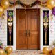 thumbnail image 1 of Decoraciones para fiestas de carnaval | Banderas y pancartas colgantes para el festival de Mardi Gras | Banderines decorativos de poliéster multicolor de 180 x 30 cm para jardín, patio o entrada, 1 of 6