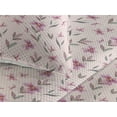 thumbnail image 3 of Ambesonne Floral Quilted Bedspread Set 3 Pcs, Soft Tones Flowers Spring, Queen, Pale Rose Pink and Sage Green, 3 of 4