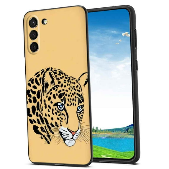 Compatible with Samsung Galaxy S22+ Plus Phone Case, leopard-animal69-42 Case Silicone Protective for Teen Girl Boy Case for Samsung Galaxy S22+ Plus