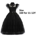 thumbnail image 3 of Black Dress for Girls Kids Halloween Movie Cosplay Costume Outfit, 3 of 9
