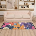 thumbnail image 2 of Yayeee Runner Rug for Bedroom 2'x6' Machine Washable Hallway Non Slip Mat, Colorful Painted Flowers Pattern, 2 of 8