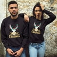 thumbnail image 6 of BULLPIANO Merry Christmas Family Matching Clothes Xmas Ugly Sweaters Hoodie Sweashirts For Couple, Family, 6 of 6